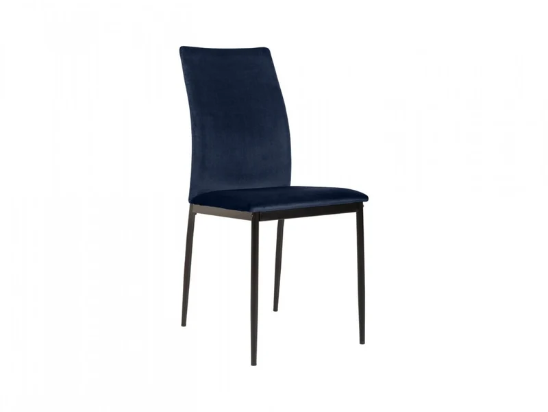 Weyer Velvet Chair – Navy Blue