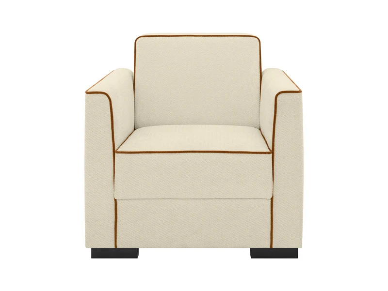 Madame ES Armchair – Two-Tone Upholstery | Caprio & Ele Fabric Combination