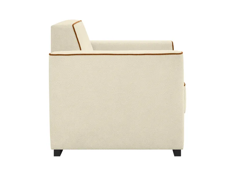 Madame ES Armchair – Two-Tone Upholstery | Caprio & Ele Fabric Combination