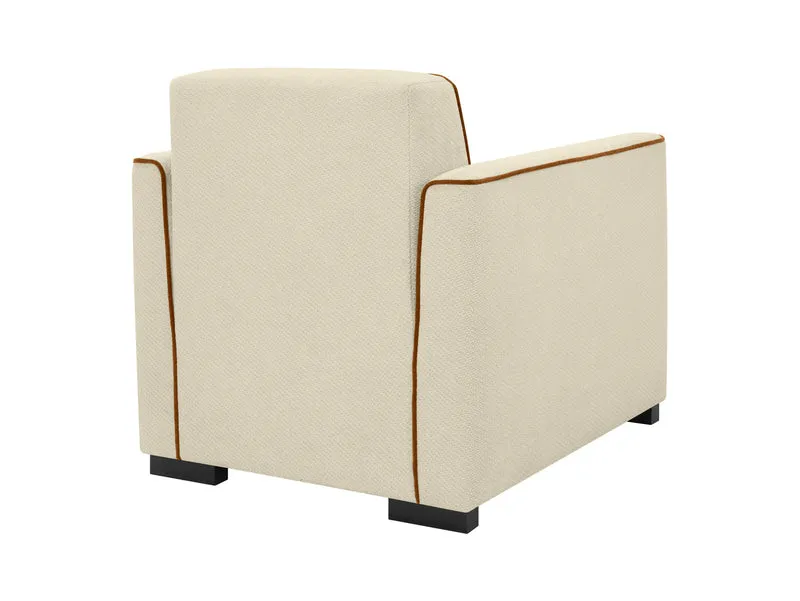 Madame ES Armchair – Two-Tone Upholstery | Caprio & Ele Fabric Combination