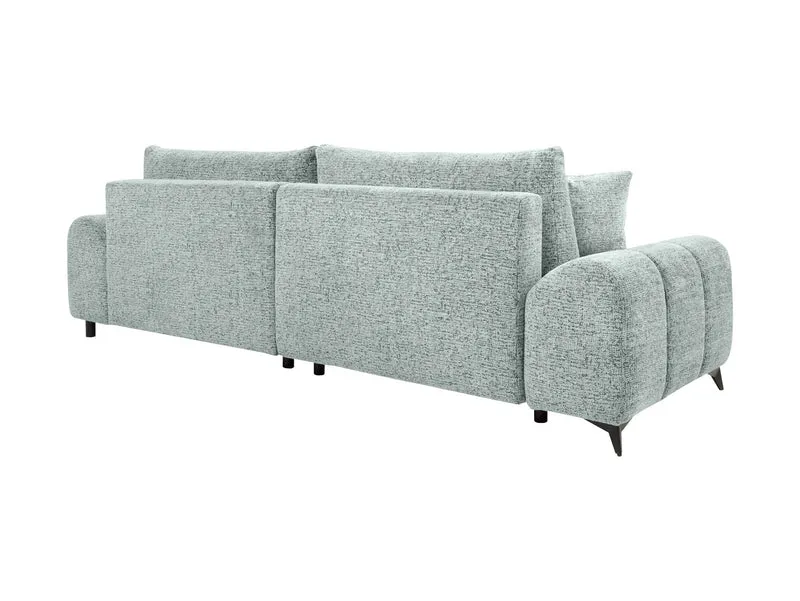 Nalia Pull-Out Corner Sofa Bed 295x169 cm with Storage – Grey Bella 35