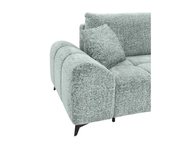 Nalia Pull-Out Corner Sofa Bed 295x169 cm with Storage – Grey Bella 35