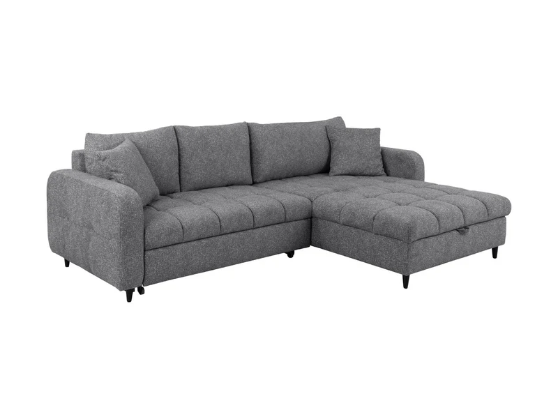 Twist New Universal Corner Sofa Bed 282x184 cm with Storage – Grey Hydrophobic Fabric