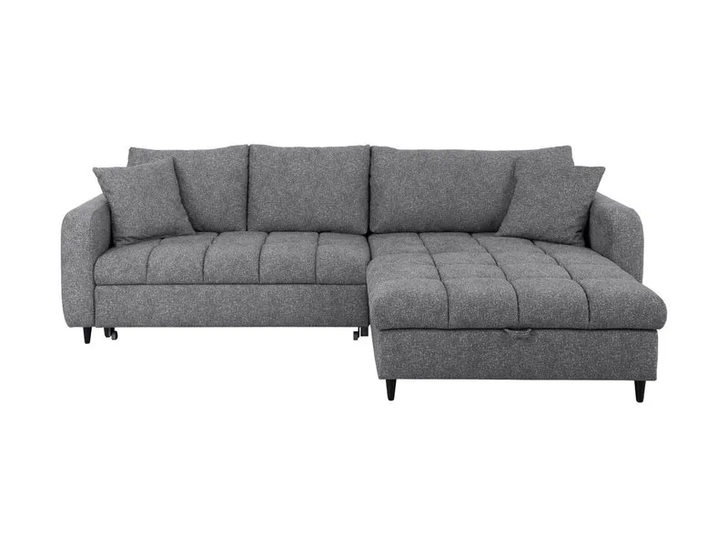 Twist New Universal Corner Sofa Bed 282x184 cm with Storage – Grey Hydrophobic Fabric