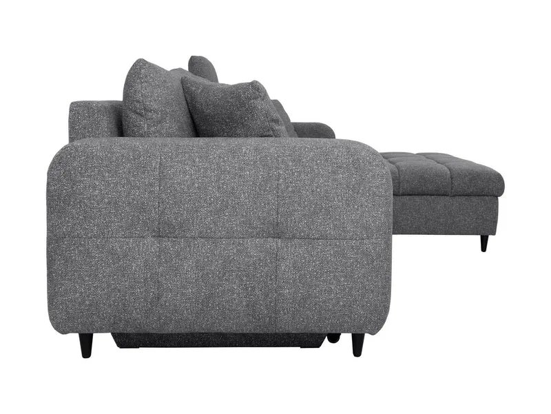 Twist New Universal Corner Sofa Bed 282x184 cm with Storage – Grey Hydrophobic Fabric