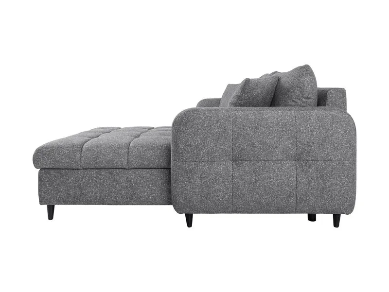 Twist New Universal Corner Sofa Bed 282x184 cm with Storage – Grey Hydrophobic Fabric