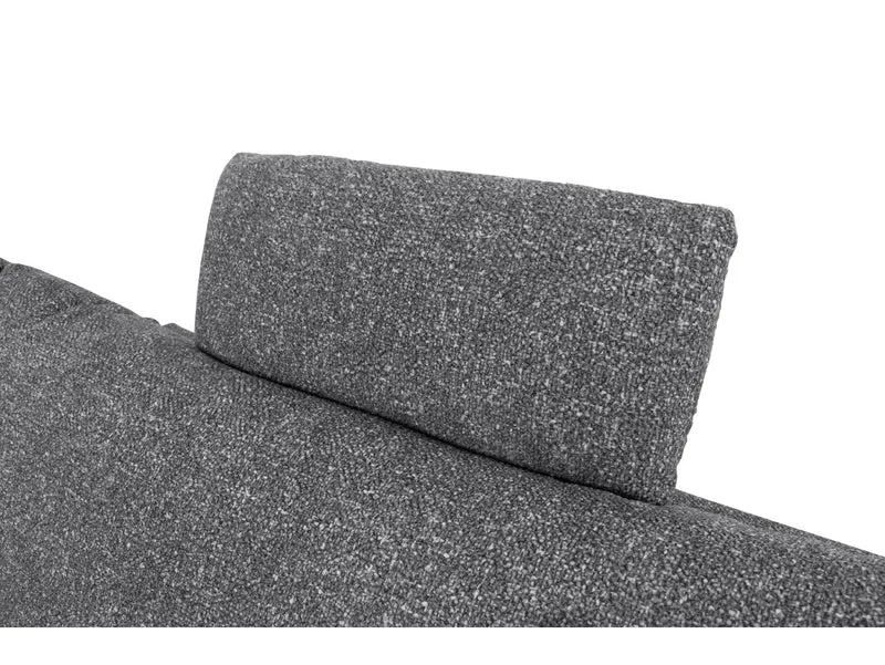 Twist New Universal Corner Sofa Bed 282x184 cm with Storage – Grey Hydrophobic Fabric