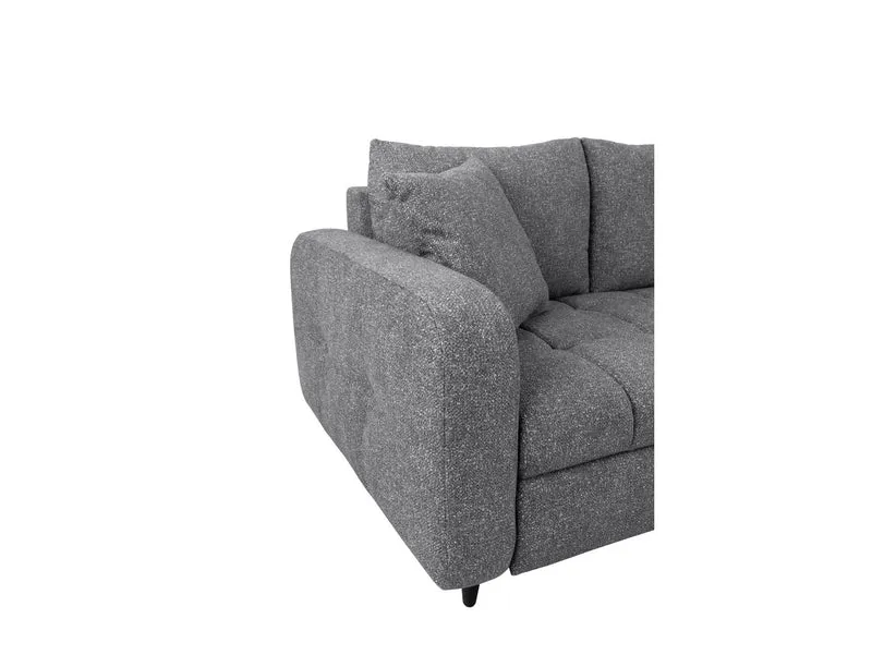 Twist New Universal Corner Sofa Bed 282x184 cm with Storage – Grey Hydrophobic Fabric