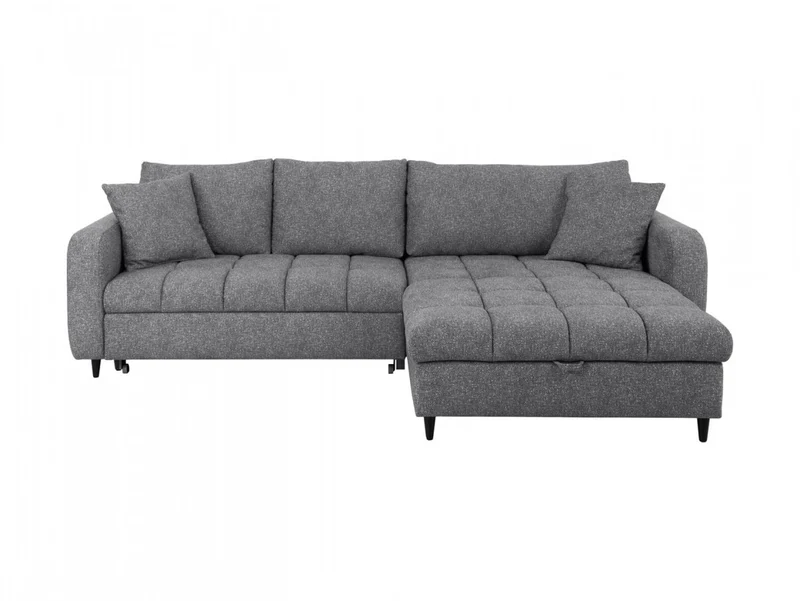 Twist New Universal Corner Sofa Bed 282x184 cm with Storage – Grey Hydrophobic Fabric