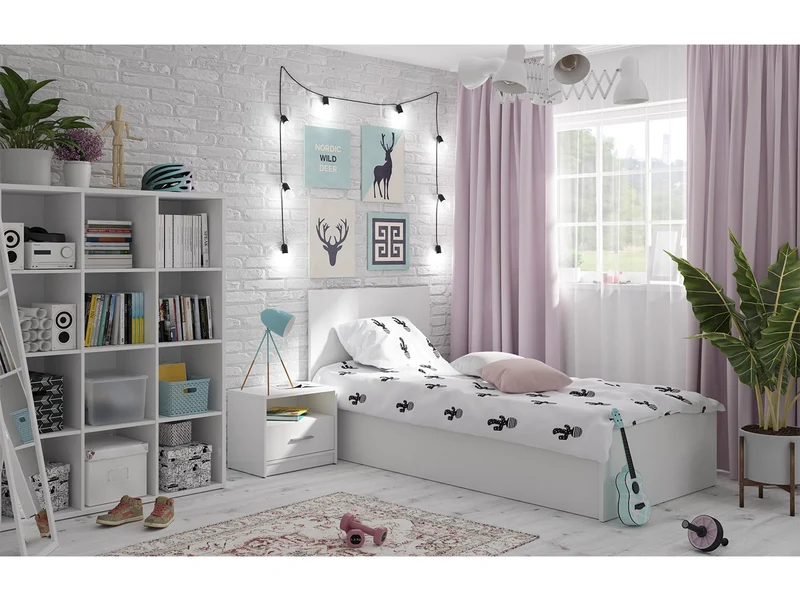 Tetrix Single Bed 90 with Storage