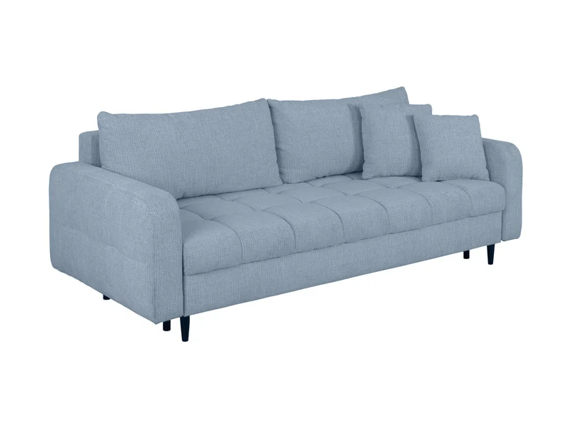 Sorella 3-Seater Sofa Bed with Storage – Pearl Chenille | DL Mechanism | 151×195 cm Sleeping Surface