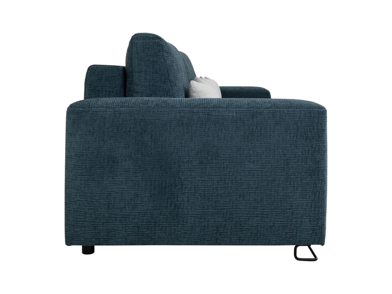 Kizo 3-Seater Sofa Bed with Storage – Teal Chenille | DL Mechanism | 152×194 cm Sleeping Surface