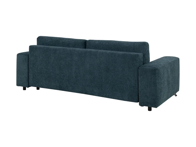 Kizo 3-Seater Sofa Bed with Storage – Teal Chenille | DL Mechanism | 152×194 cm Sleeping Surface
