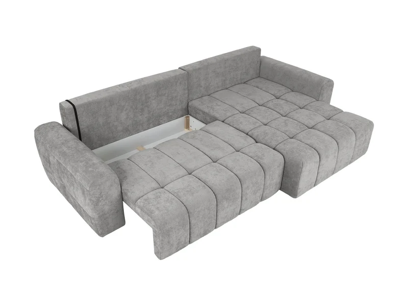 Chill Me Corner Sofa Bed with Storage – DL Mechanism | 135×242 cm Sleeping Surface | Finn Fabric