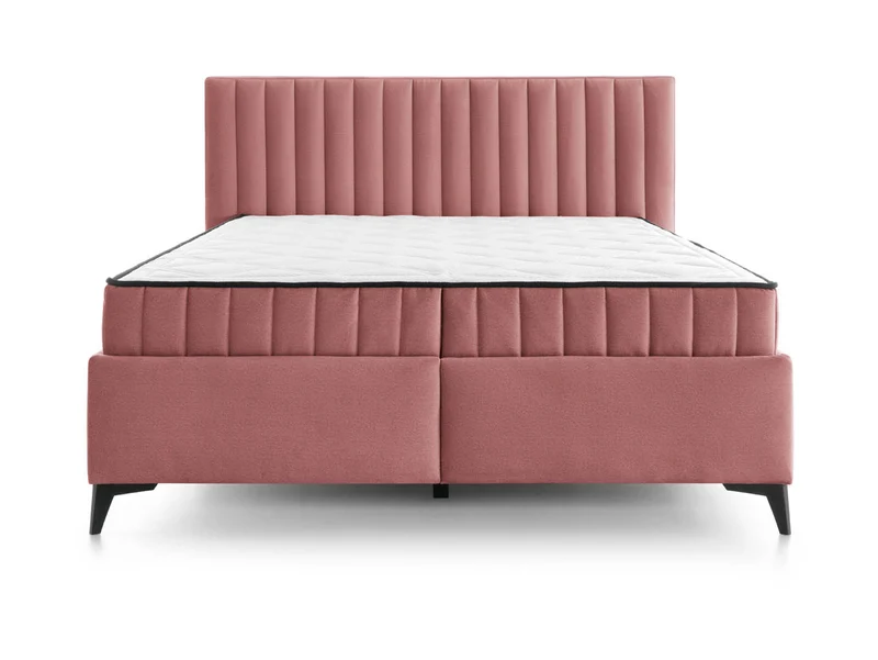 Joy Upholstered Bed 160x200 cm with Storage & Dual Mattresses
