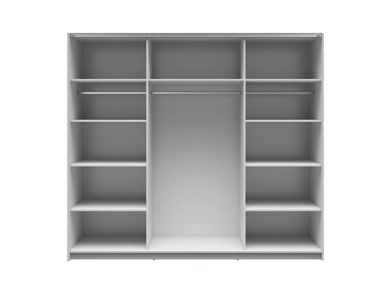 Tetrix Sliding Door Wardrobe 220 cm – Kashmir with Mirror