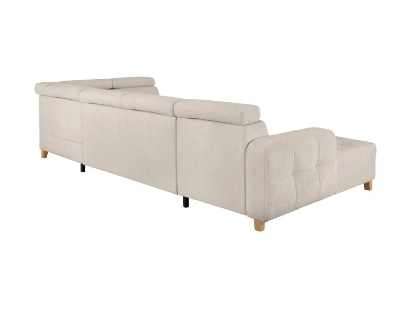 Saragossa Corner Sofa Bed 331 cm – Kansas 4, Dolphin Mechanism, Storage & Adjustable Headrests