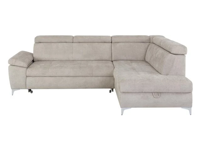 Raul Corner Sofa Bed 271 cm – Eden 6, Dolphin Mechanism, Storage & Adjustable Headrests