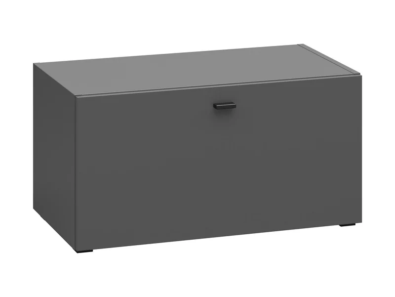 System 64 Single-Door Cabinet 64 cm – Graphite, Wall or Floor Mount