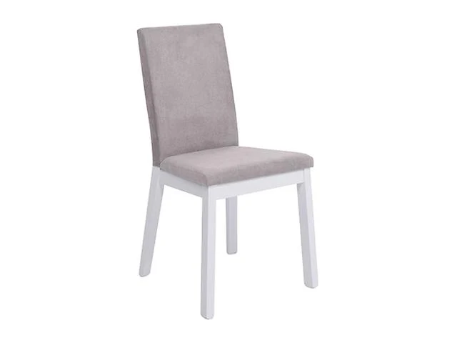 Holten 2 — Upholstered Dining Chair | Warm White & Grey Fabric