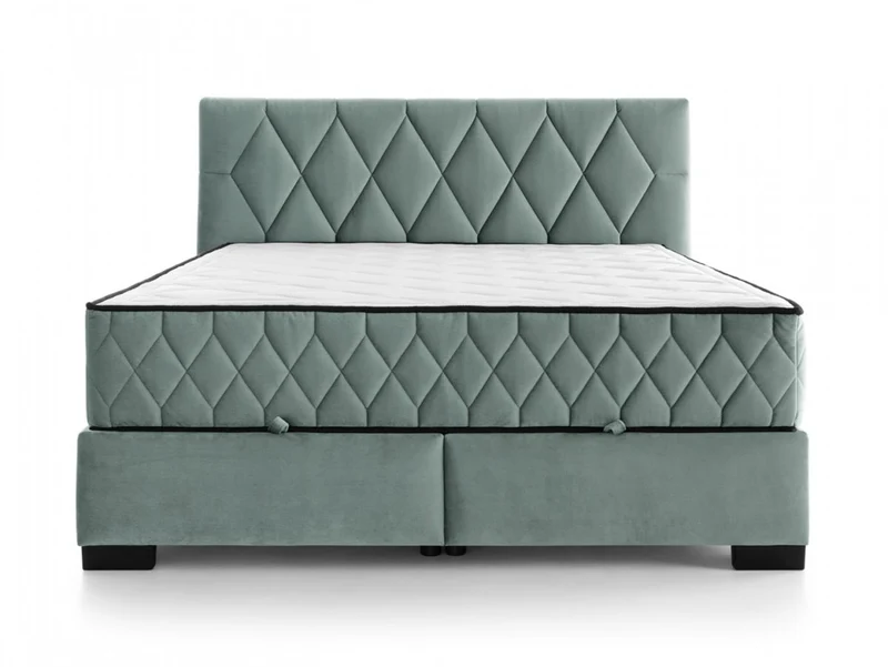 Reve — Upholstered Bed 180 × 200 cm with Storage & Dual Pocket Spring Mattresses