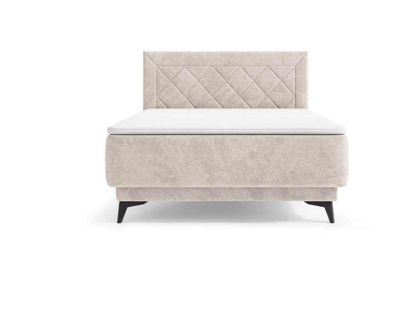 Zalea Upholstered Bed with Storage 140×200 cm – Neve 03