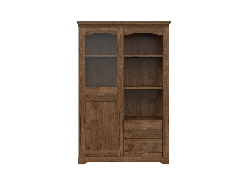 Patras Display Cabinet 103 cm – April Oak