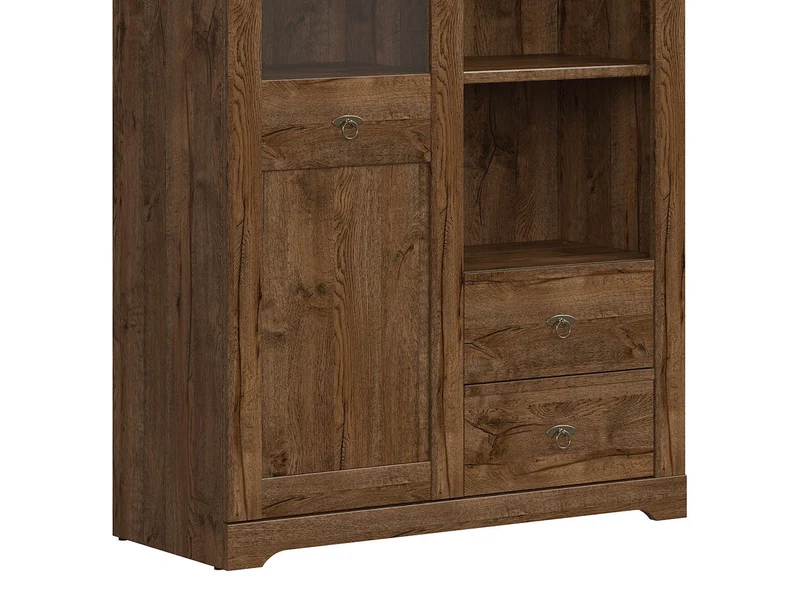 Patras Display Cabinet 103 cm – April Oak