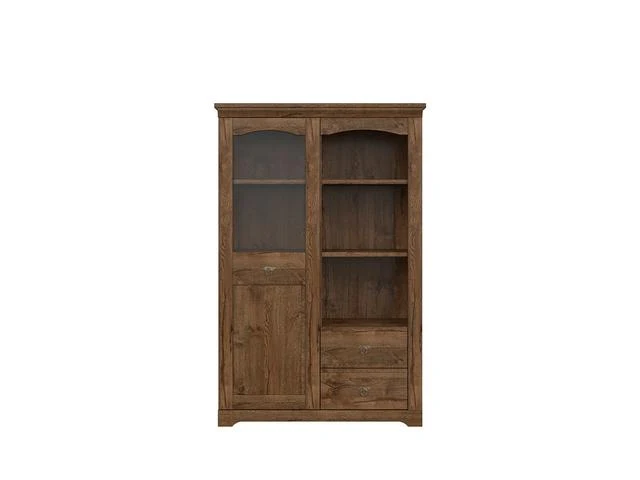 Patras Display Cabinet 103 cm – April Oak