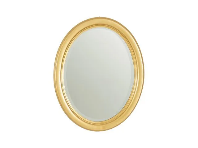 Roma Oval Wall Mirror 36×46 cm – Gold | Profiled Frame | Classic & Glamour Decor