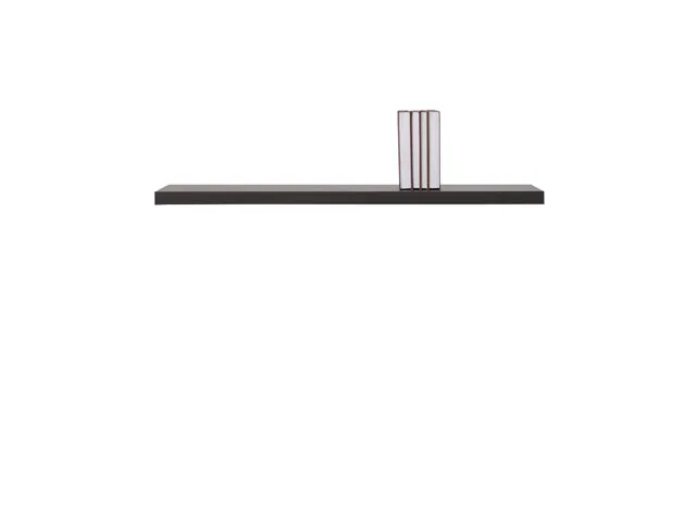 Kaspian Wall Shelf 105 cm – Wenge | Display Shelf for Living Room, Bedroom & Study