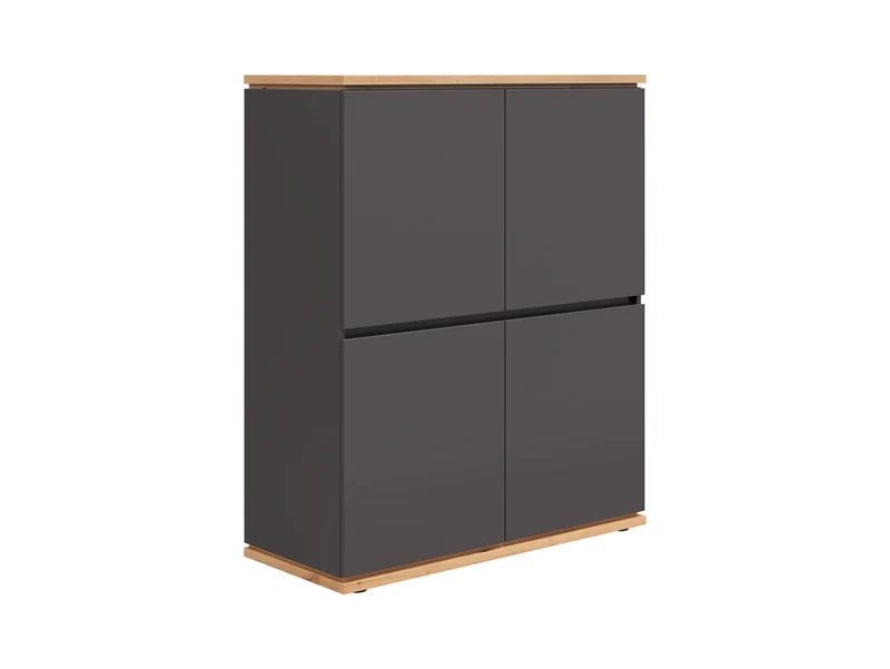Yamael 4-Door Cabinet