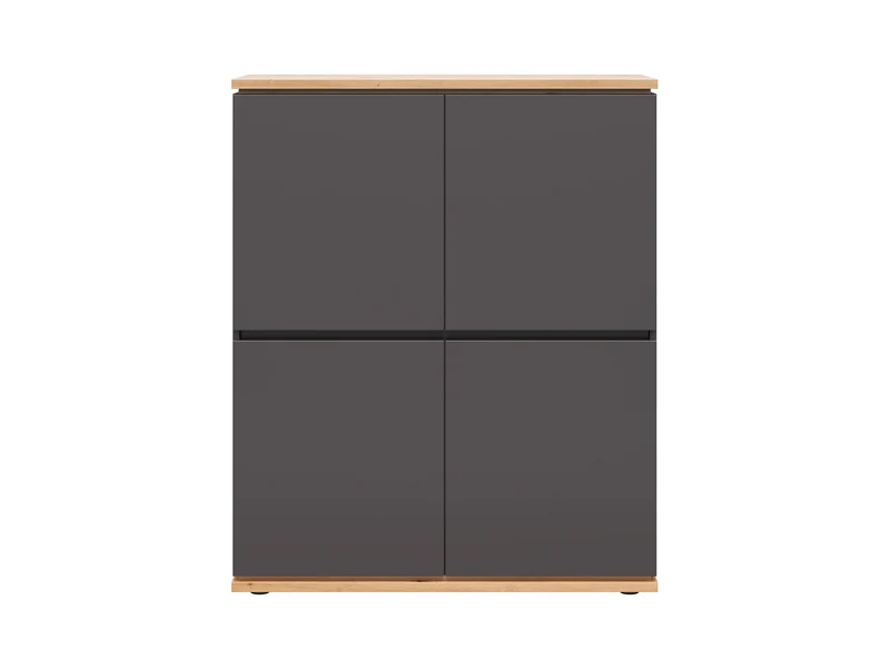 Yamael 4-Door Cabinet