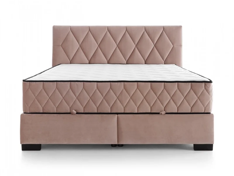 Reve Upholstered Bed 180×200 with Storage – Dual 7-Zone Pocket Spring Mattresses