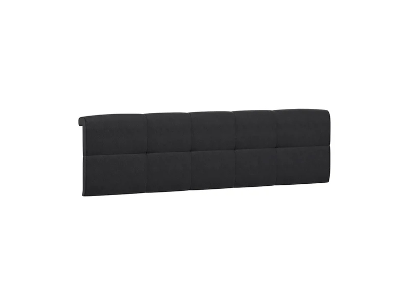 Upholstered Headboard Pad 160 cm – For Tetrix & Kaspian T Beds, Solar 99 Black