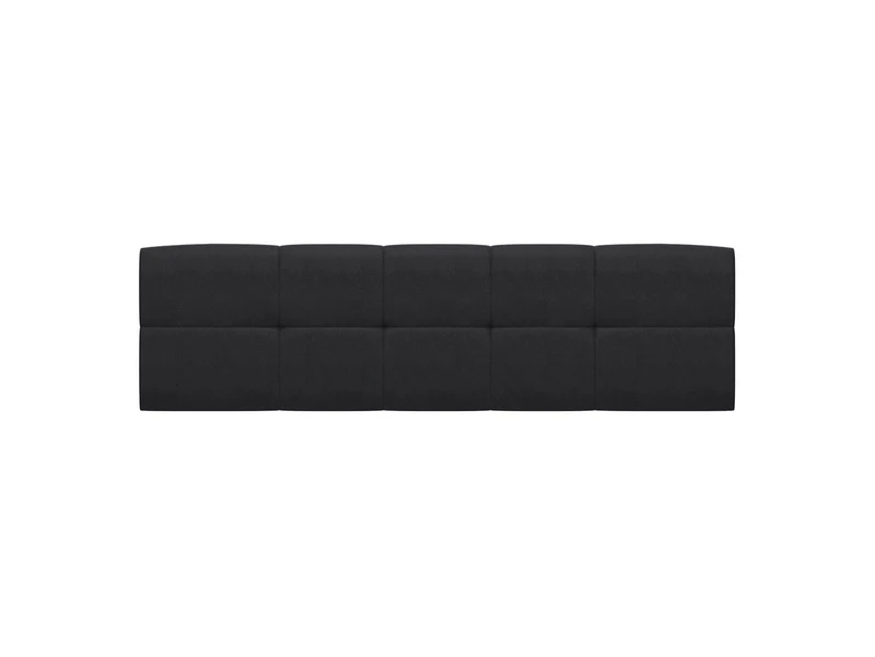 Upholstered Headboard Pad 160 cm – For Tetrix & Kaspian T Beds, Solar 99 Black