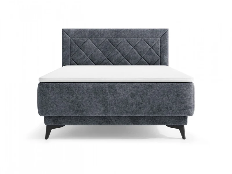 Zalea Upholstered Bed 120×200 – Neve 97 | Built-in Pocket Mattress & 4cm Premium Topper Included