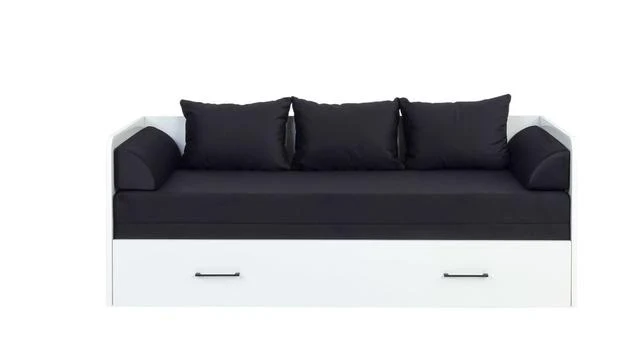 Tetrix Youth Daybed Set 80/160 cm – White Gloss / Solar 99 Black