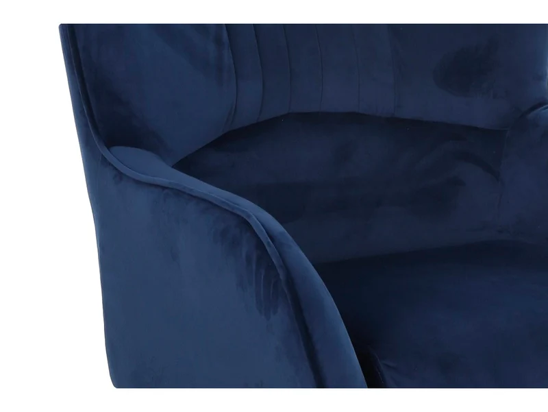 Samon Wing Armchair – Velvet Blue