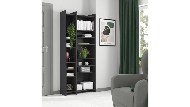 Lenny — Tall Geometric Bookcase