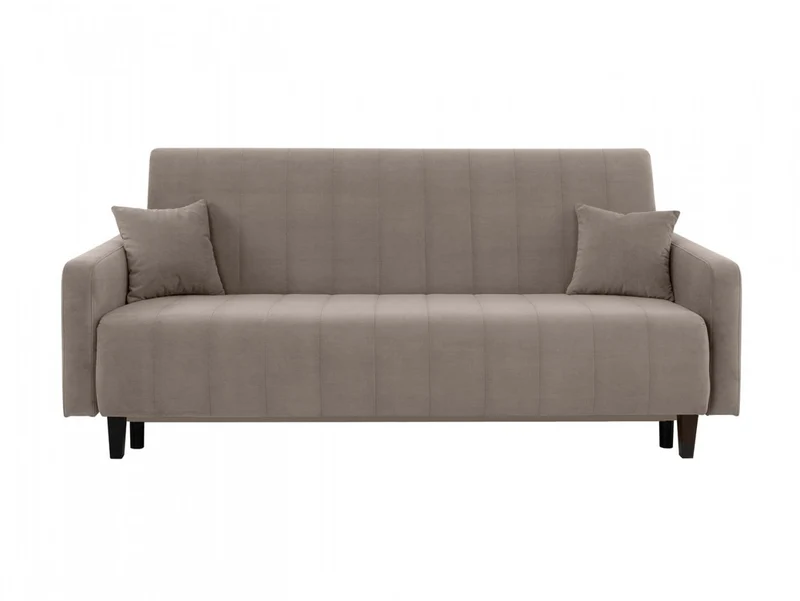 Marcia Sofa Bed with Storage – Clic-Clac | Bonnell Springs & Decorative Stitching