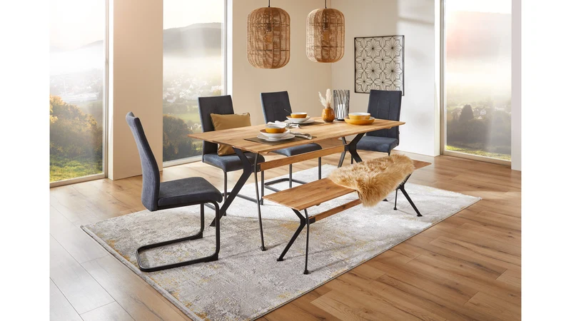 Reus Upholstered Dining Chair – Anthracite