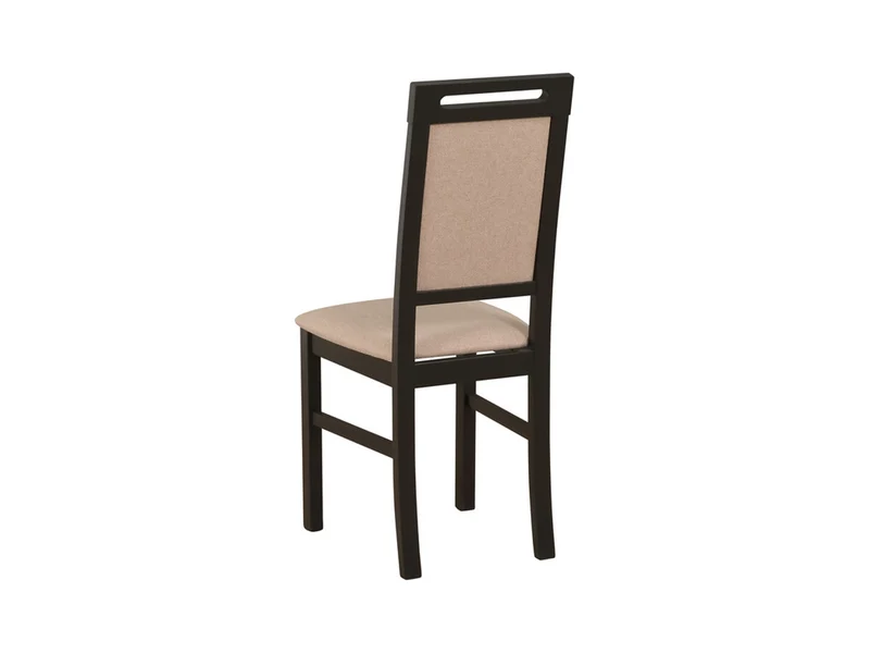 Lobo Upholstered Dining Chair – Beige & Black