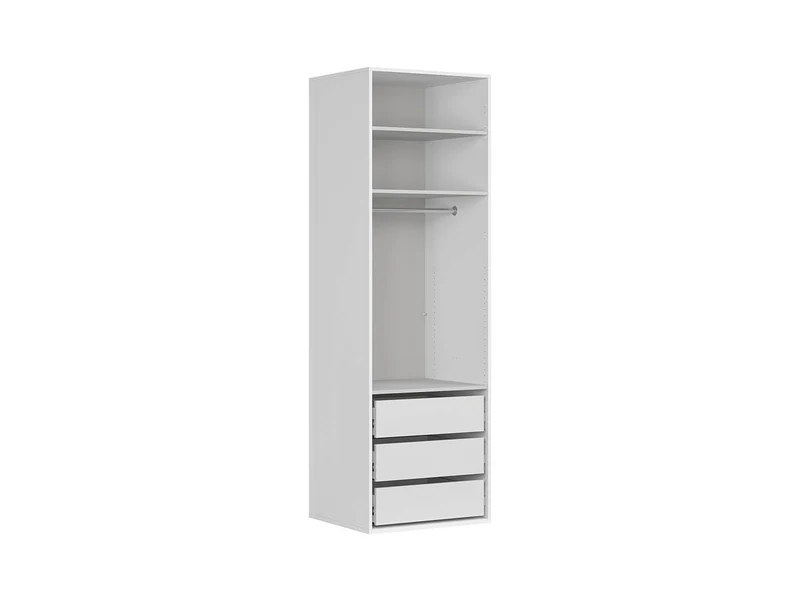 Flex — Narrow Wardrobe 75 cm with Mirror Panel