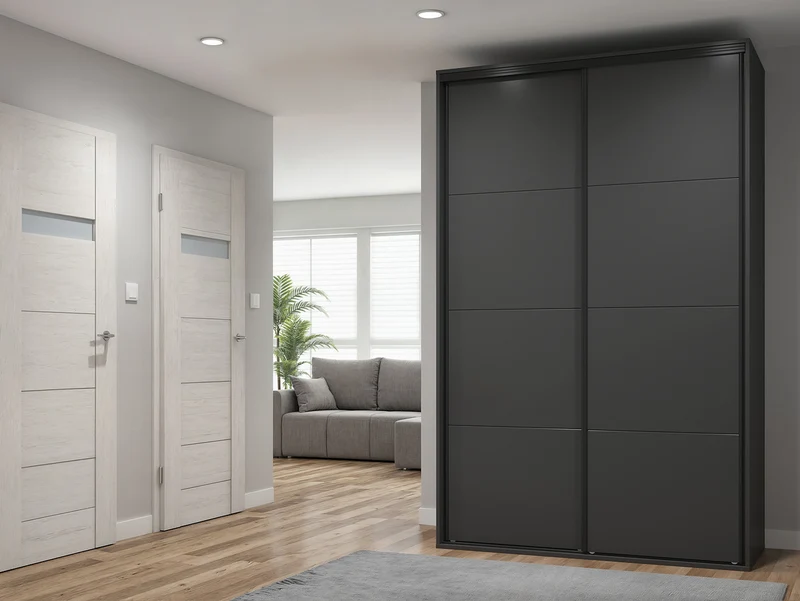 Sliding Wardrobe Flex 150 cm – Graphite