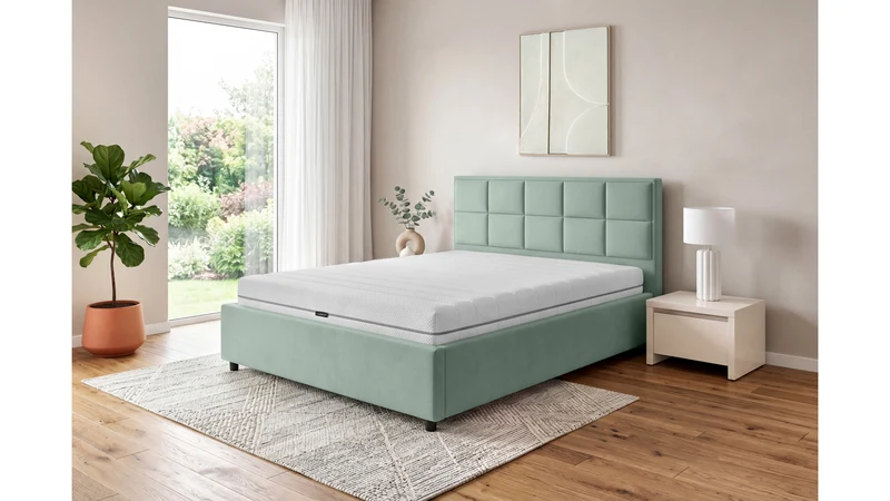 Mimas Multi Silver Mattress 160x200 cm – Multipocket Spring, Firm H3, 25 cm, Silver+ Cover, 25-Year Warranty
