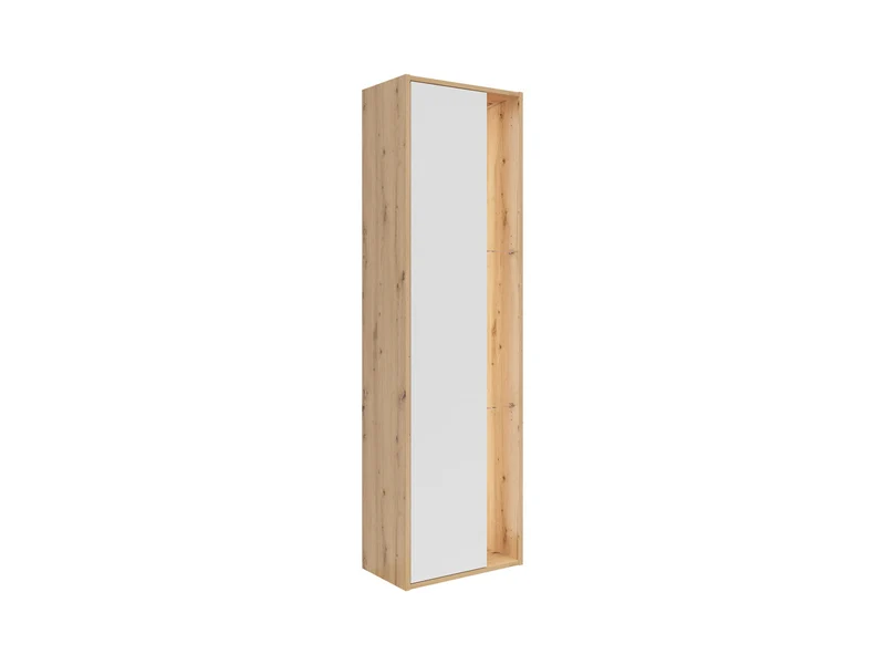 Gap Wall-Mounted Display Cabinet – Artisan Oak & White, 190 cm