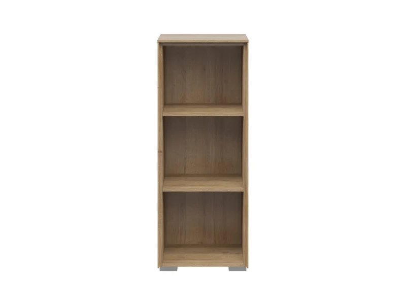 Nevada Low Open Bookcase – Riviera Oak, 43 cm