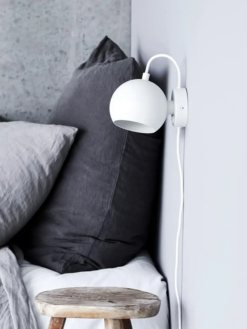 Wandleuchte Ball mit USB