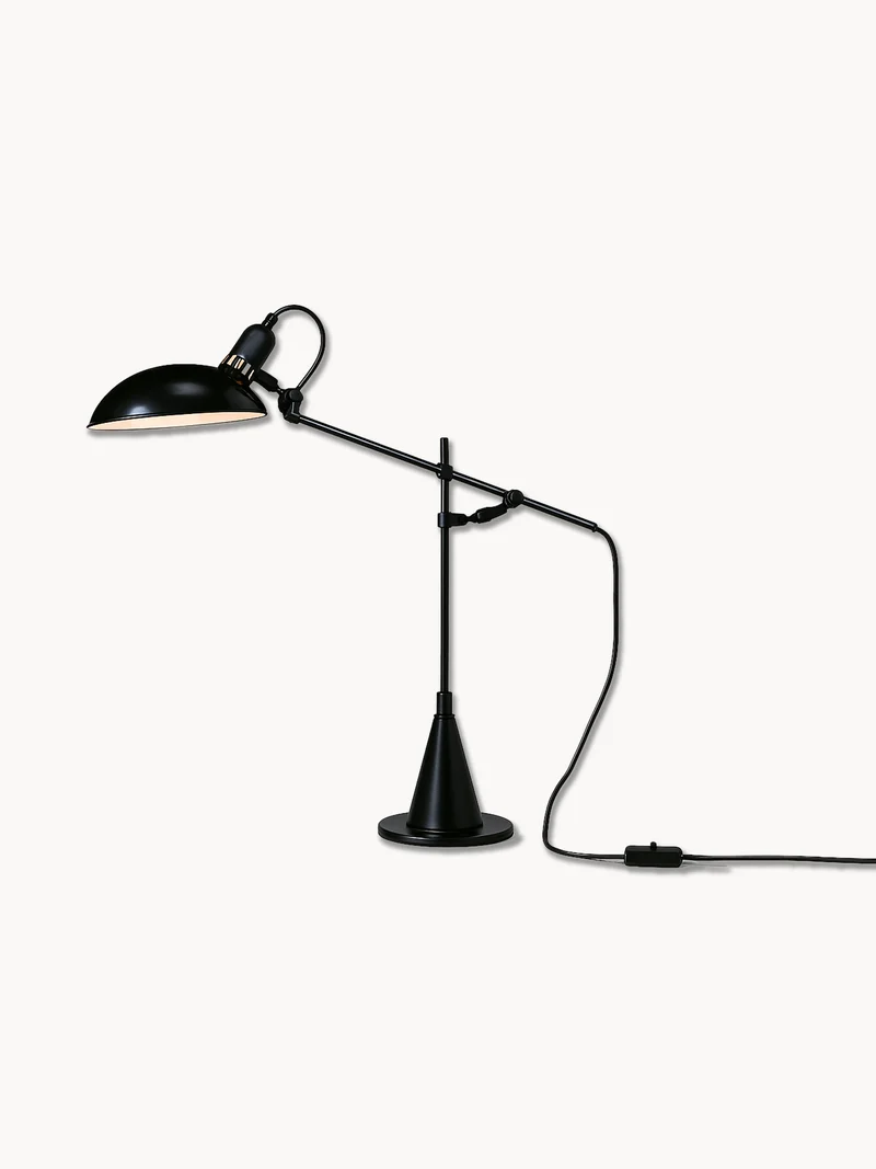 Switch On Tischleuchte – Industrial Chic in klassisch & vernickelt